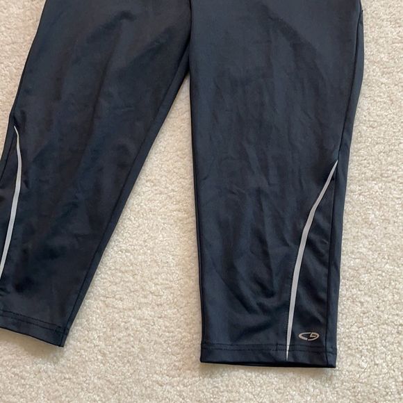 Champion black cropped drawstring leggings small - Picture 4 of 14